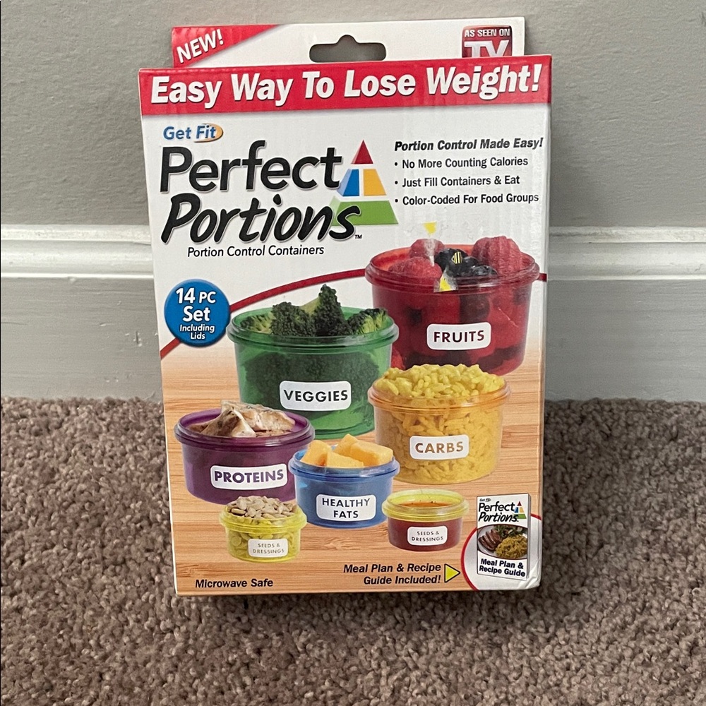 Portion Control Containers - Multicolor Set